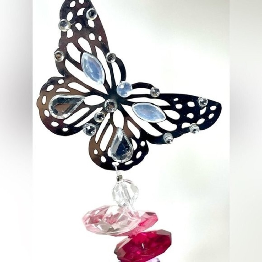 GANZ Crystal Expressions Flutter and Sparkle Hanging Sun Catcher​ New with Tags - Picture 4 of 5